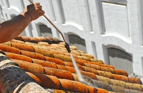 Nettoyage de toitures - Ballon-Saint Mars